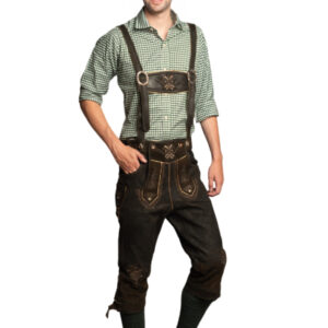 Lederhose Starnberg Long Dark brown