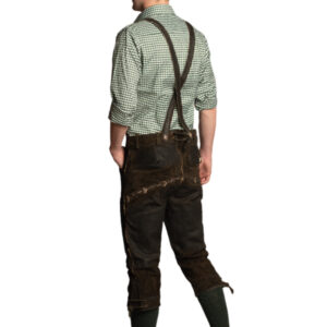 Lederhose Starnberg Long Dark brown
