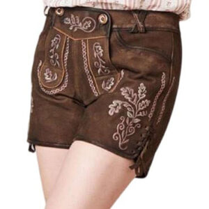 Women Suede Lederhosen