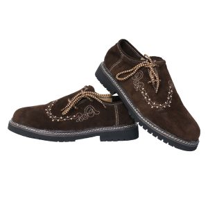 Men’s Darkish Brown Lederhosen Shoes