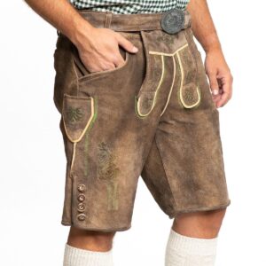 Lederhose Edelweiss Short