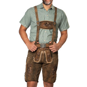 Lederhose Edelweiss Short